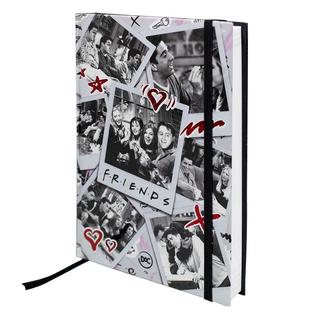 Caderno Dac Friends Anotações A5 336 páginas - embalagem com 4 unidades