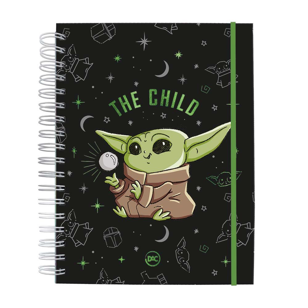 Caderno Dac Star Wars Smart 80 folhas destacáveis - embalagem com 4 unidades