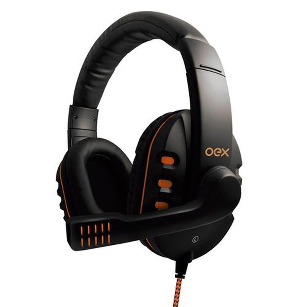 Headset Gamer - Action Preto HS200 - Conector P2 - Oex Game