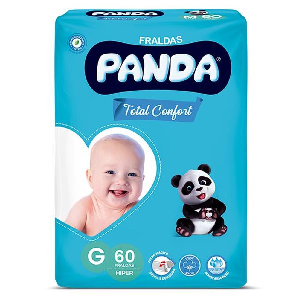 Fralda Descartavel Hiper Panda G Com 60