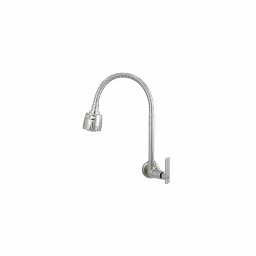Torneira Pargo Gourmet 1168 Bica Movel Metal Parede 1/4 Volta C-67 Bendra