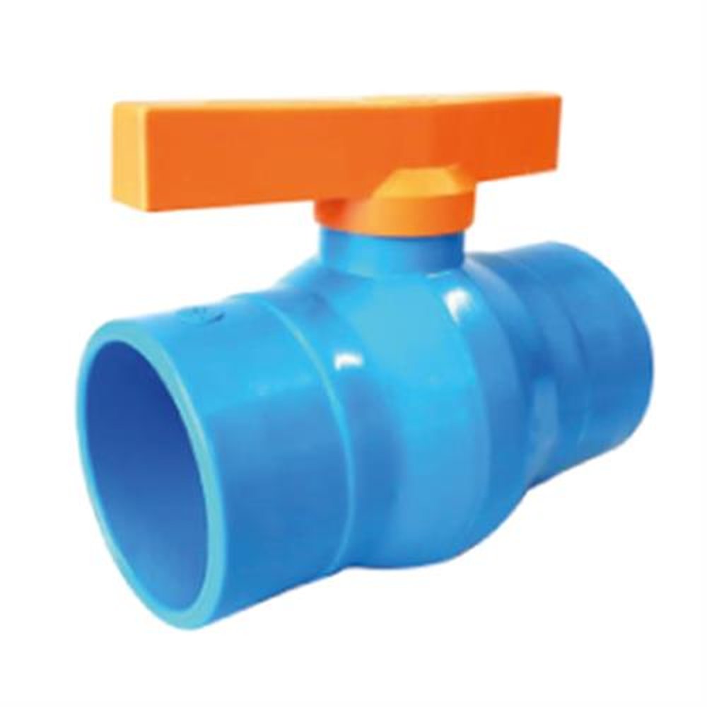 Registro De Esfera Soldavel Pvc 50,6Mm Azul