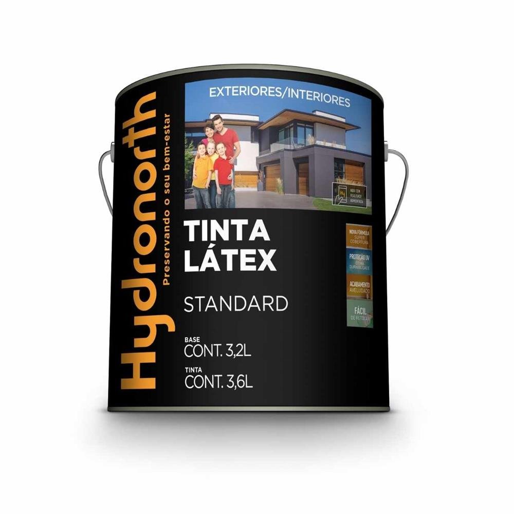 Tinta Látex Standard Fosco Hydronorth Branco Neve Galão 3,6 L