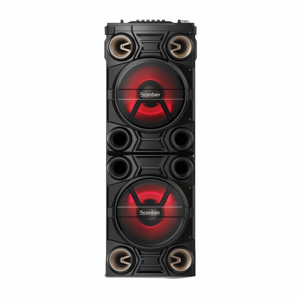 Caixa de Som Bluetooth Usb Auxiliar Sd Card Bomber Party 1500 - 180wrms