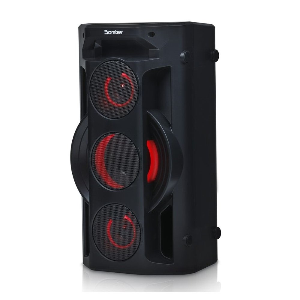 Caixa de Som Bluetooth Usb Auxiliar Sd Card Bomber Play 770 - 50wrms