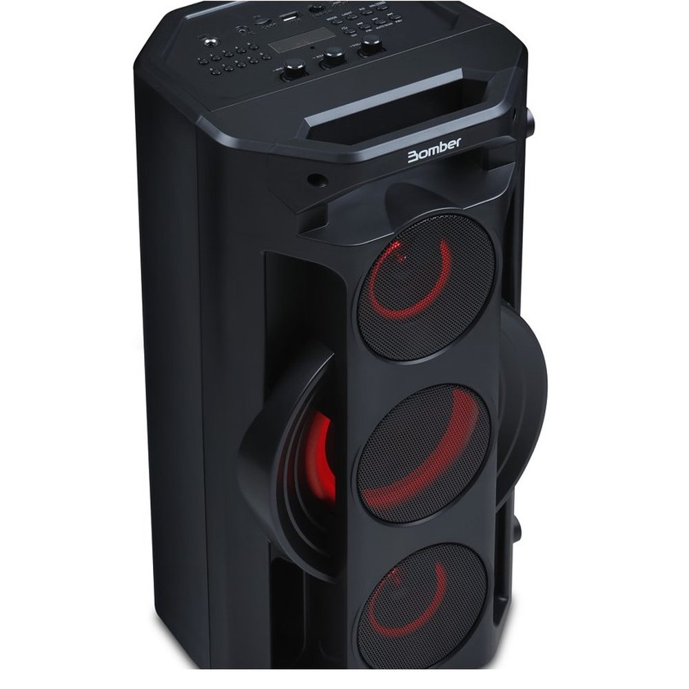 Caixa de Som Bluetooth Usb Auxiliar Sd Card Bomber Play 770 - 50wrms