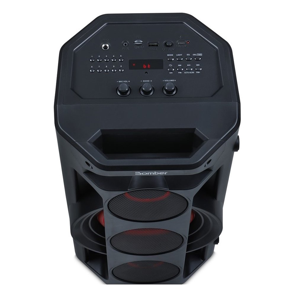 Caixa de Som Bluetooth Usb Auxiliar Sd Card Bomber Play 770 - 50wrms