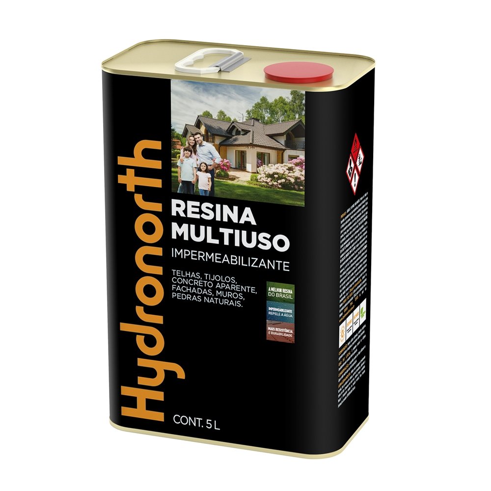 Resina Solvente Hydronorth Multiuso Incolor 5L