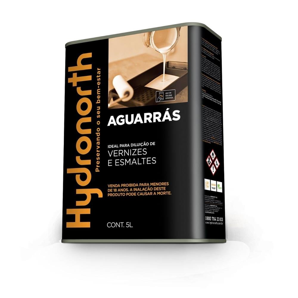 Diluente Aguarrás Hydronorth Incolor Lata 5 L