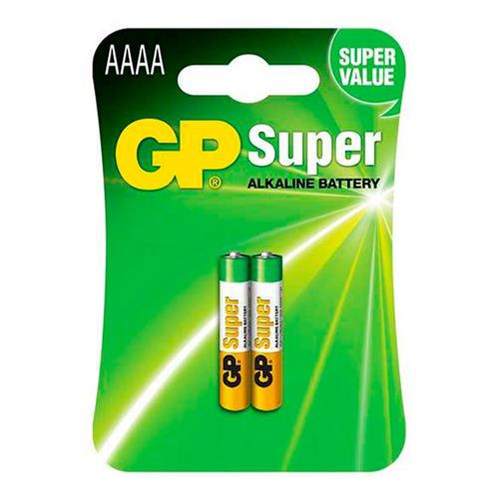 Pilha Alcalina GP Mini Palito AAAA Blister Com 2 Unidades 25A-C2