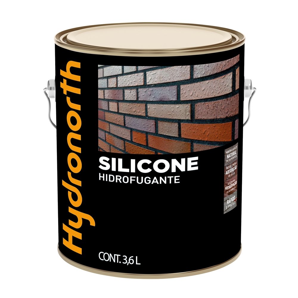 Silicone Hidrofugante Hydronorth Incolor Galão 3,6 Litros
