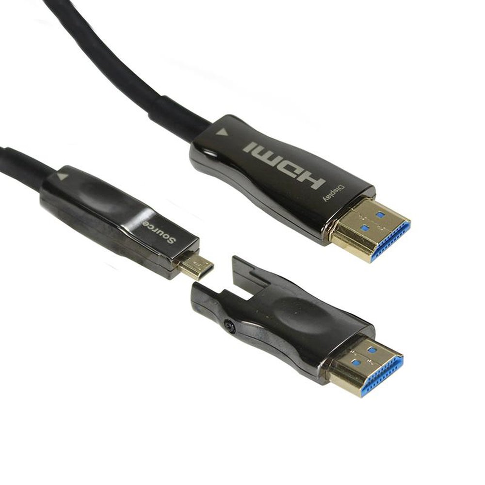 Cabo Hdmi Fibra Optica Desmontavel 2.0 100M