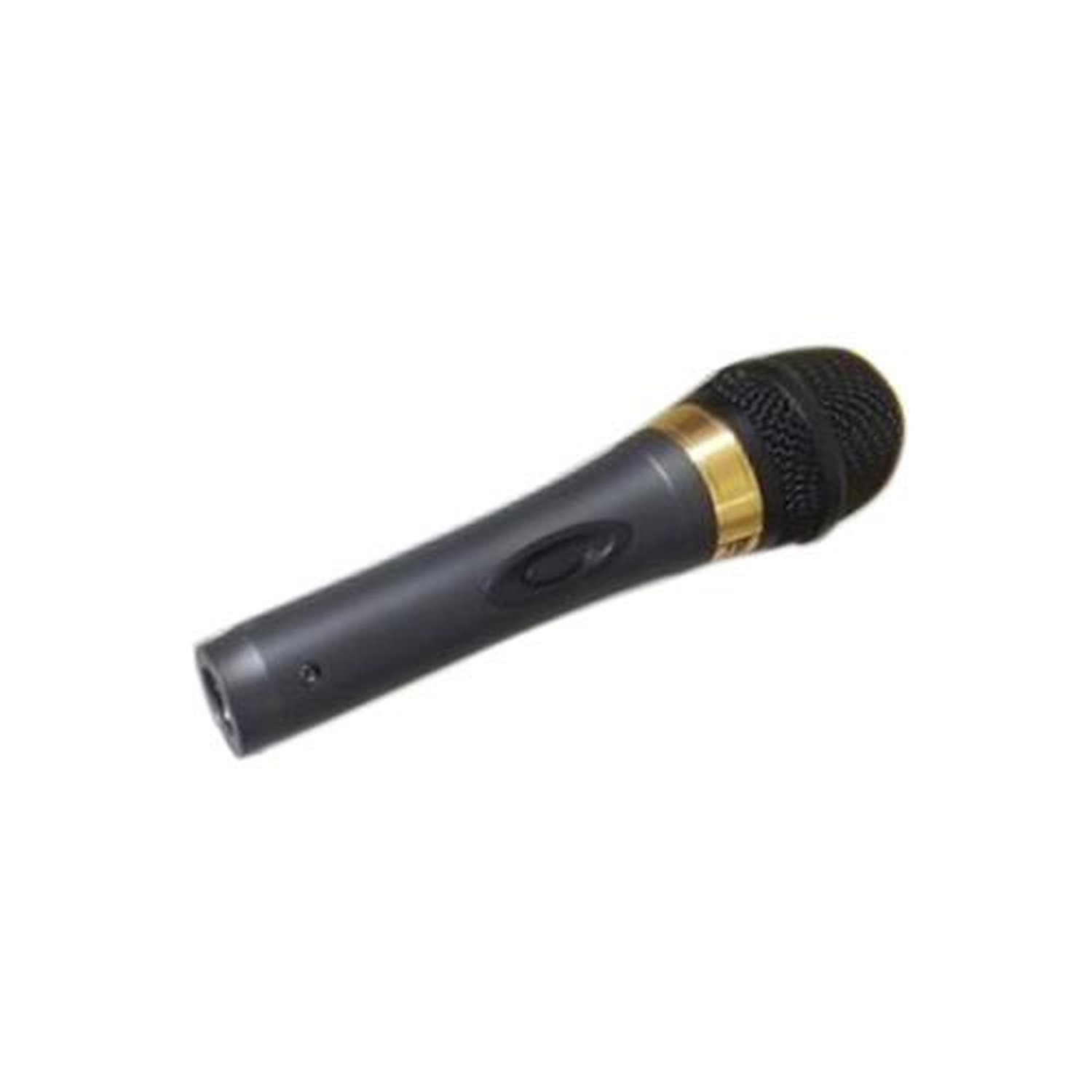 Microfone 600R Preto e Dourado Com Fio De 4,5 Metros