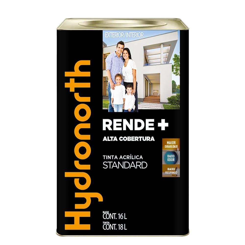 Tinta Acrílica Standard Rende+ Hydronorth Fosco Pêssego Lata 18 L