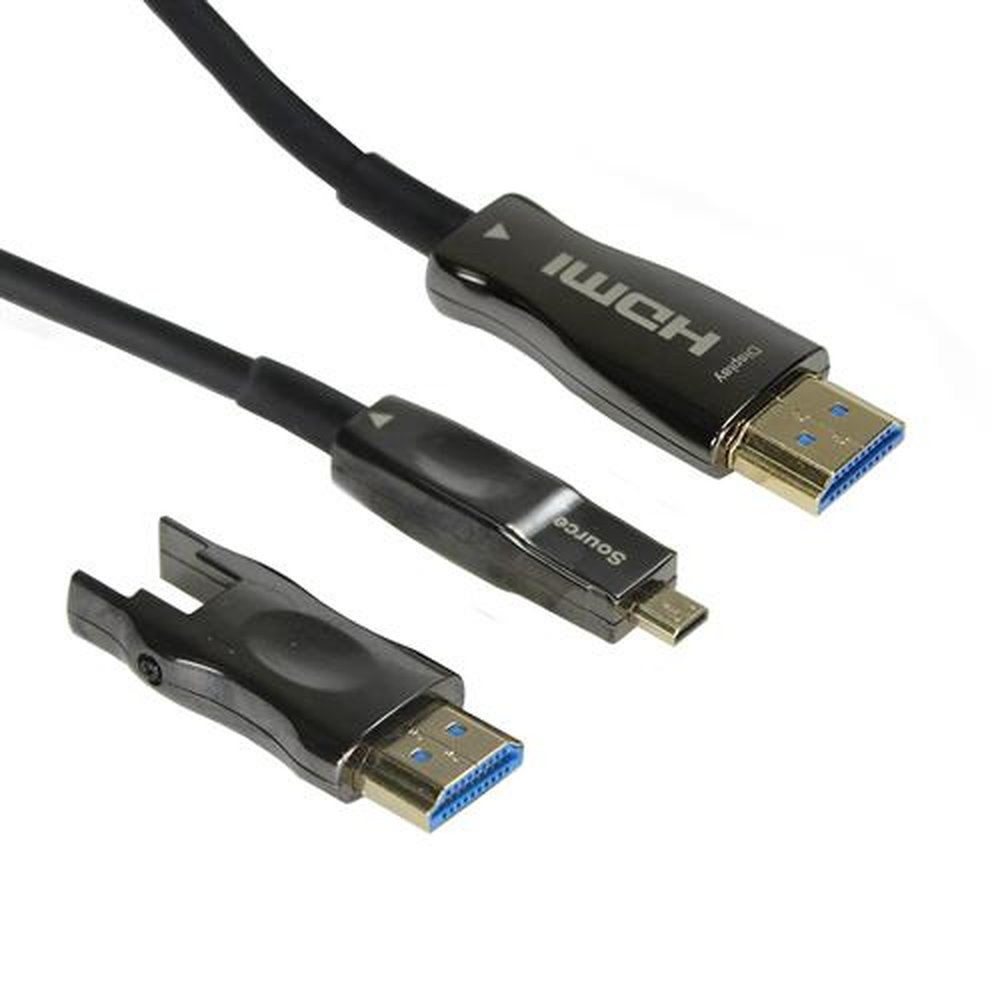 Cabo Hdmi Fibra Optica Desmontavel 2.0 50M