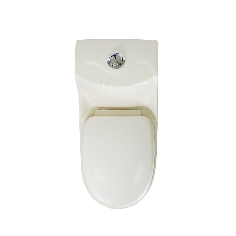 Kit Vaso Sanitário Monobloco Marfim Compacta
