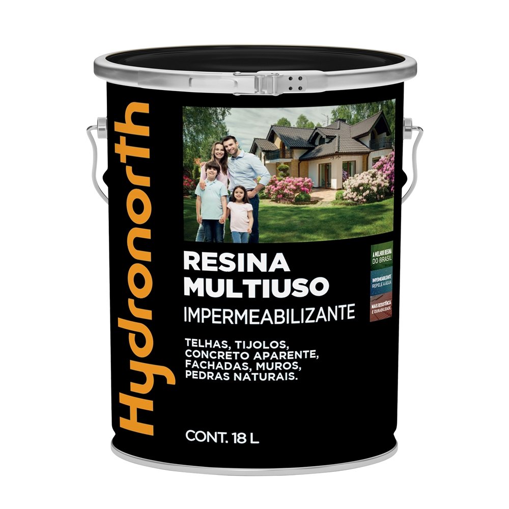 Resina Solvente Hydronorth Multiuso Cerâmica Telha Balde 18L
