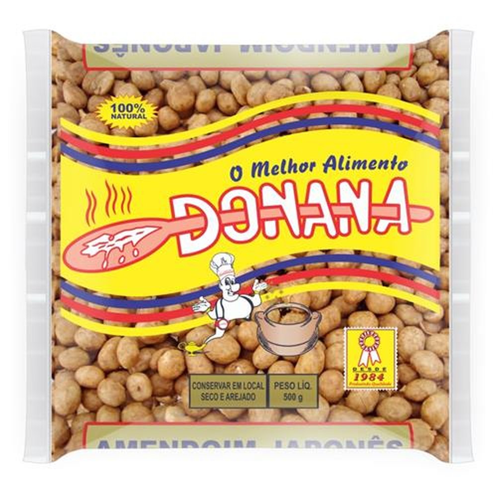 Amendoim Japonês 400g Donana - Embalagem Contém 20 Unidades