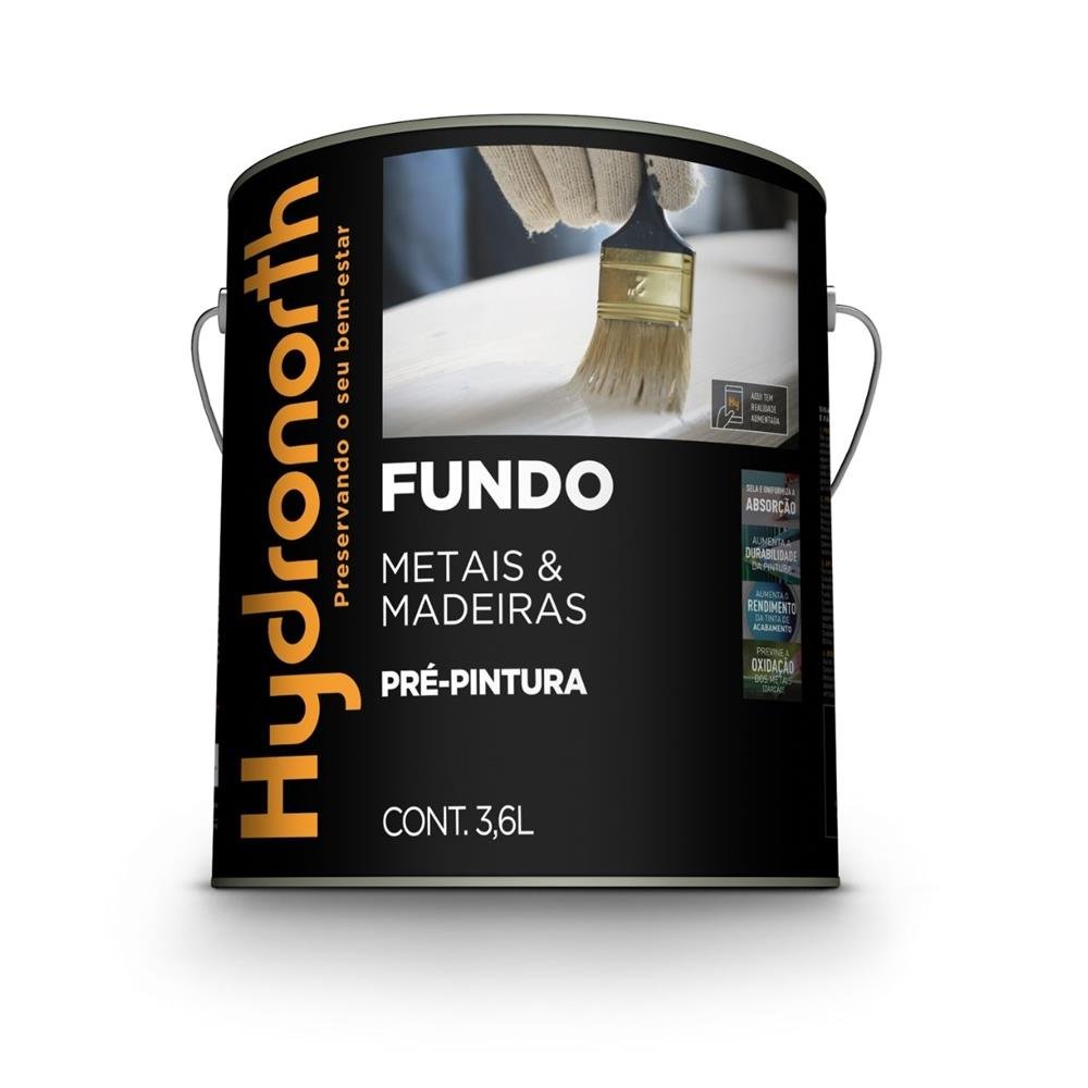 Zarcão Fundo Universal Hydronorth Laranja Galão 3,6 L