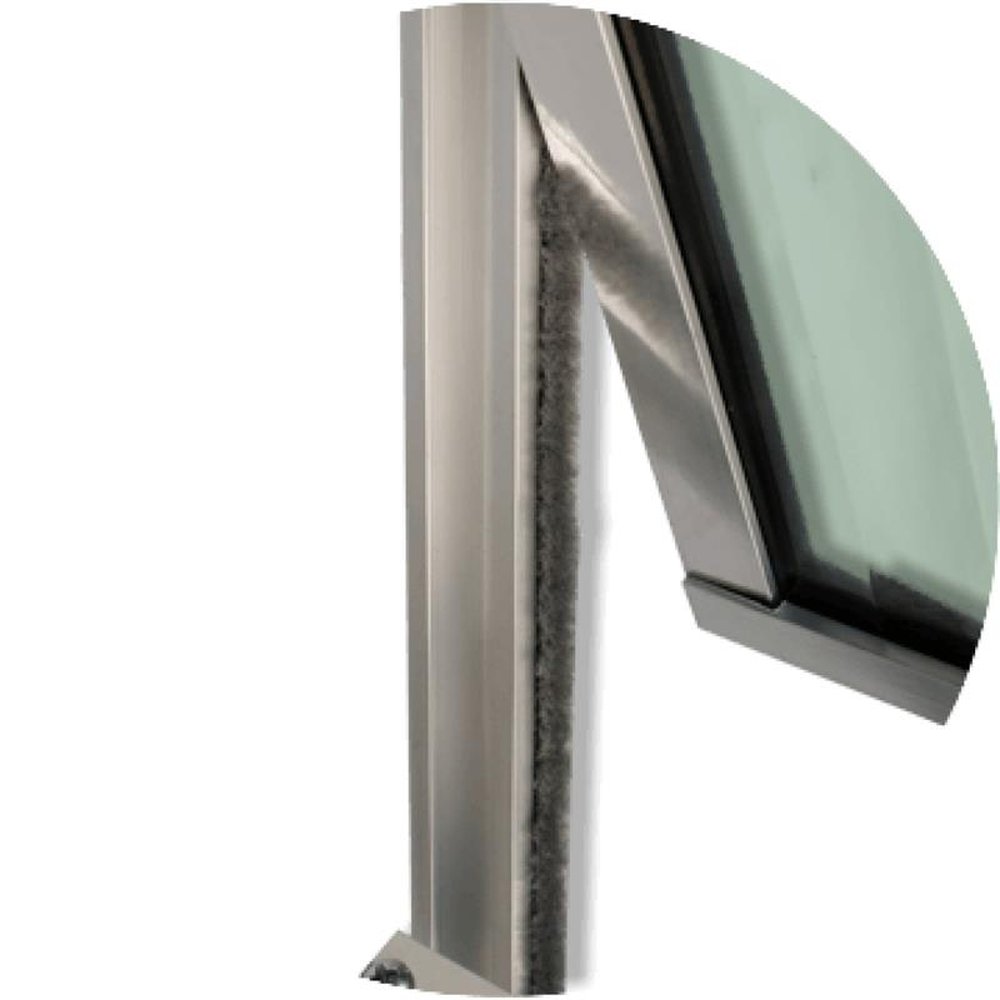 Basculante 2 Seções 60 X 200 Plus Vidro Boreal Branco Brilhante