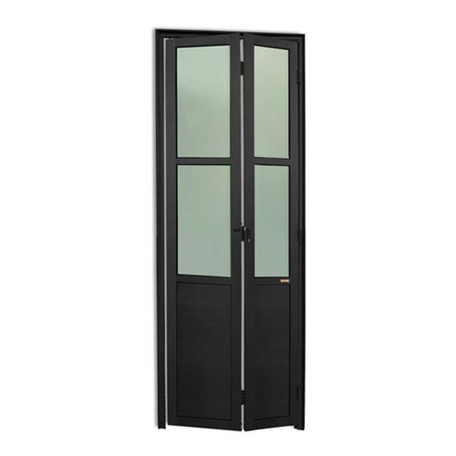 Porta Camarao Meia Lambril Meia Vidrao Lado Esquerdo Linha 25 Preto Acetinado 80 Vidro Boreal