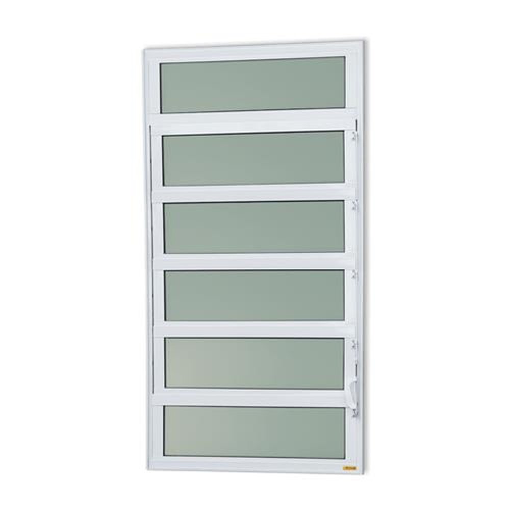 Basculante 120 X 60 Elite Vidro Boreal Branco Brilhante