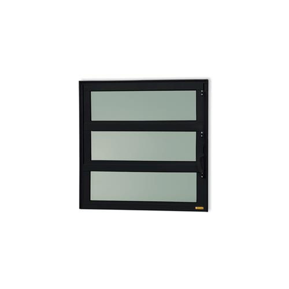 Basculante 60 X 100 Elite Vidro Boreal Preto Acetinado