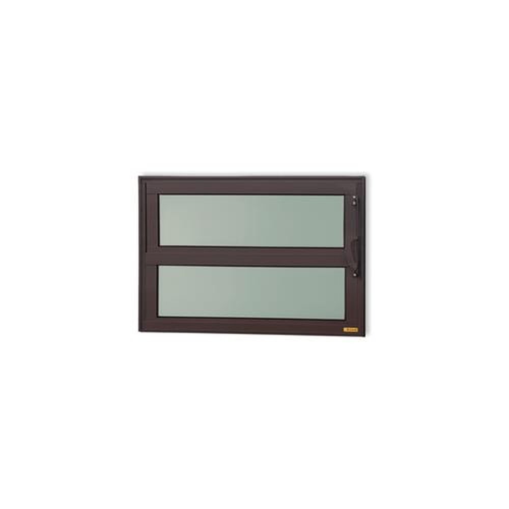Basculante 40 X 120 Elite Vidro Boreal Marrom Corten