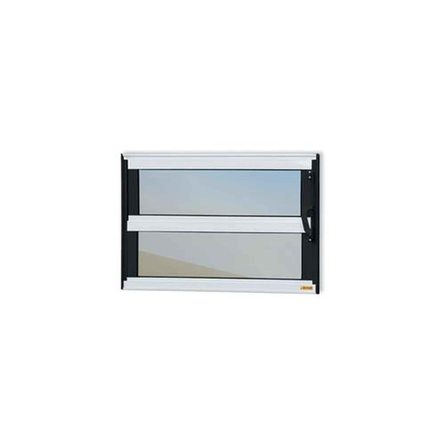 Basculante 40 X 60 Elite Vidro Reflex Mix Preto