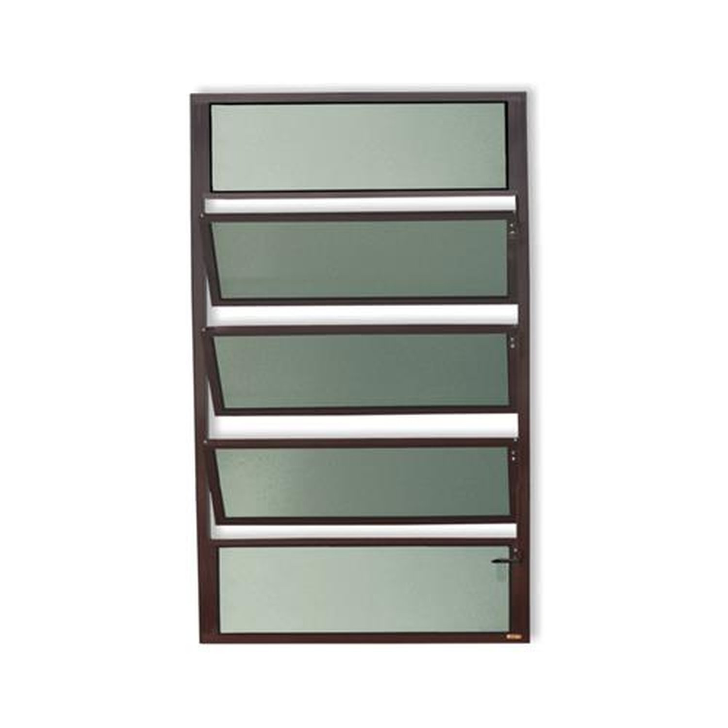 Basculante 100 X 40 Plus Vidro Boreal Marrom Corten