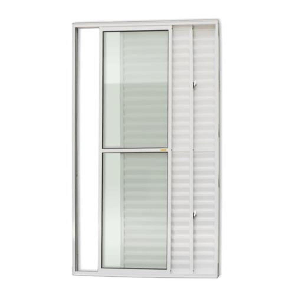 Portabalcao 3 Folhas 210 X 120 Super Vidro Liso Branco Brilhante