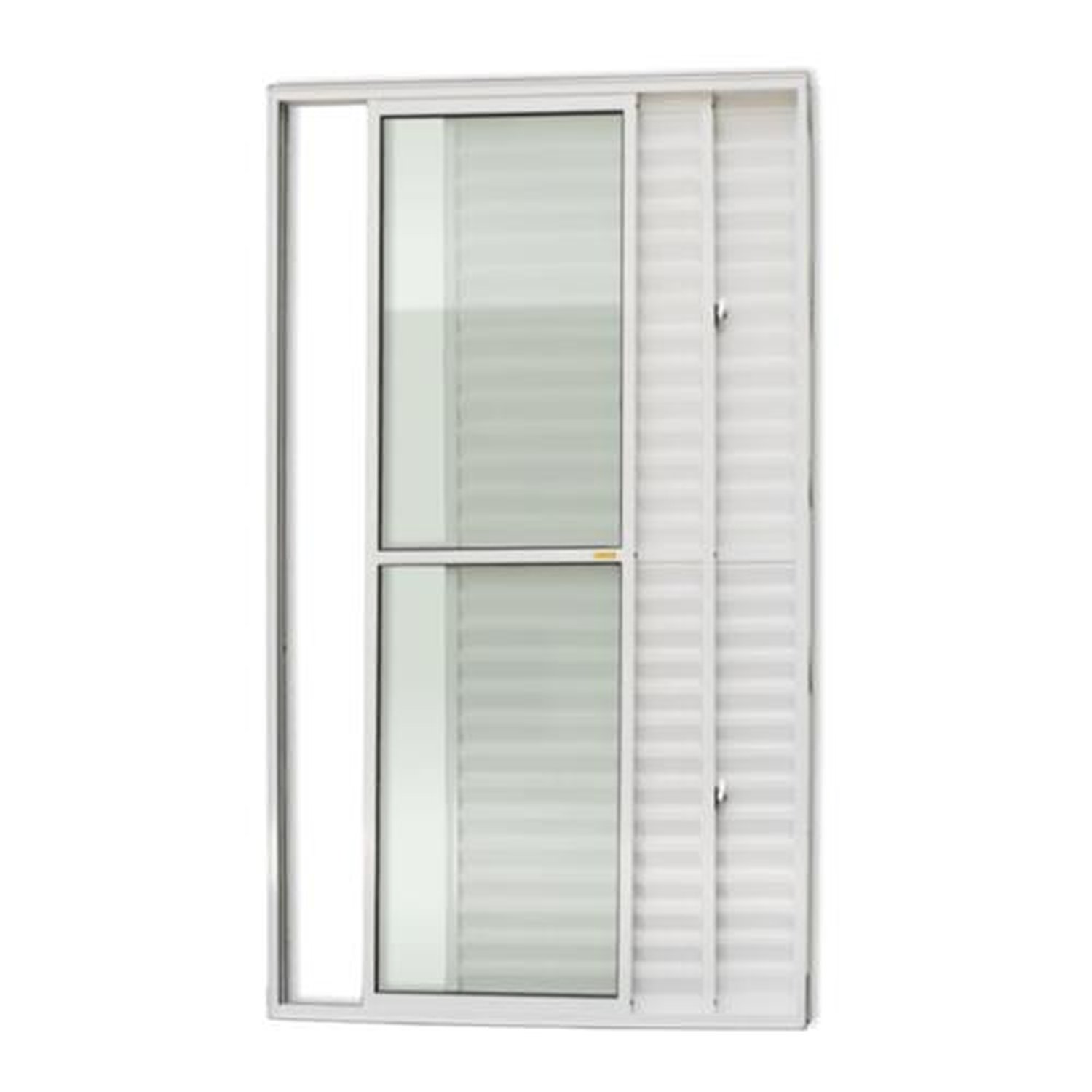 Portabalcao 3 Folhas 210 X 120 Super Vidro Liso Branco Brilhante