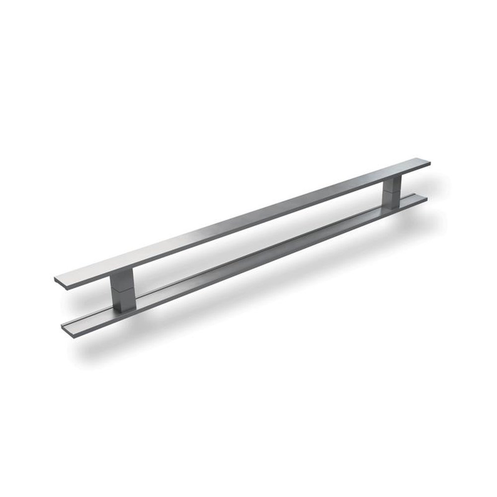 Porta Pivotante Lambril Miraggio com Puxador Lado Direito Super Marrom Corten 120