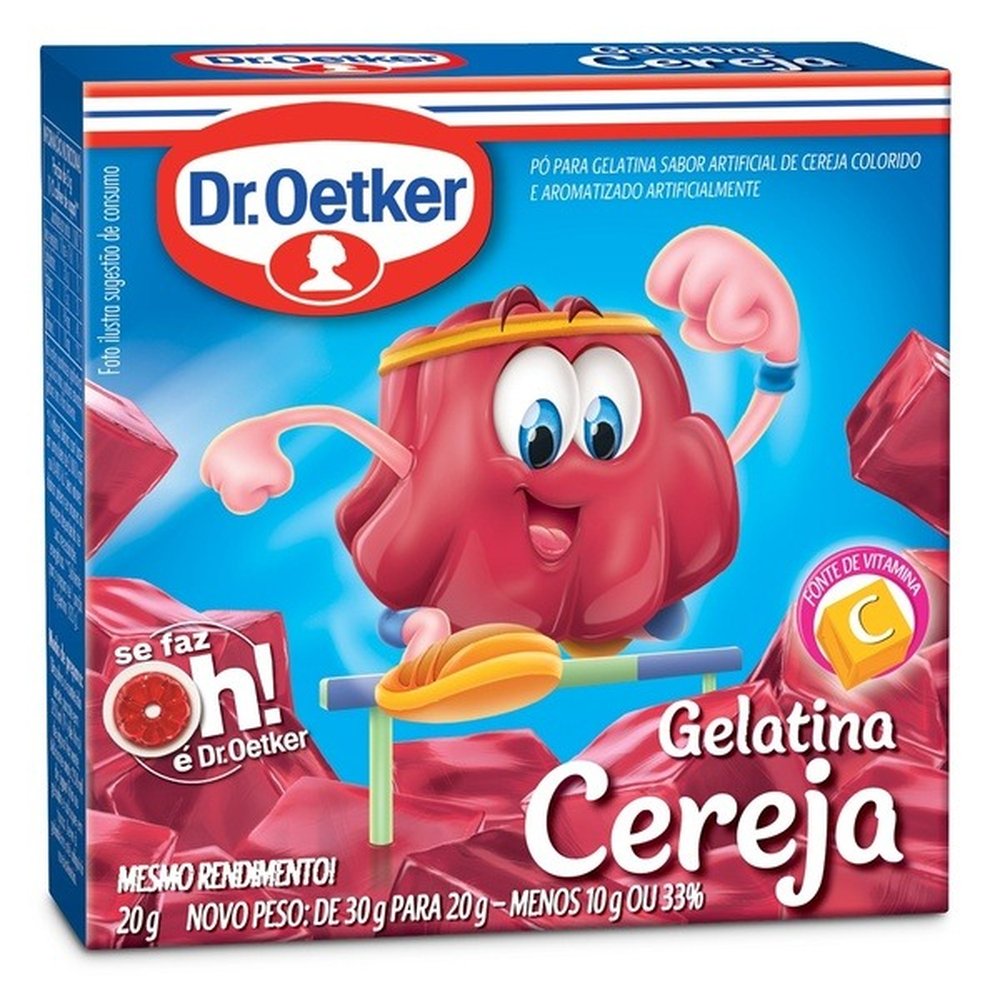 Gelatina Dr.Oetker 20g Cereja