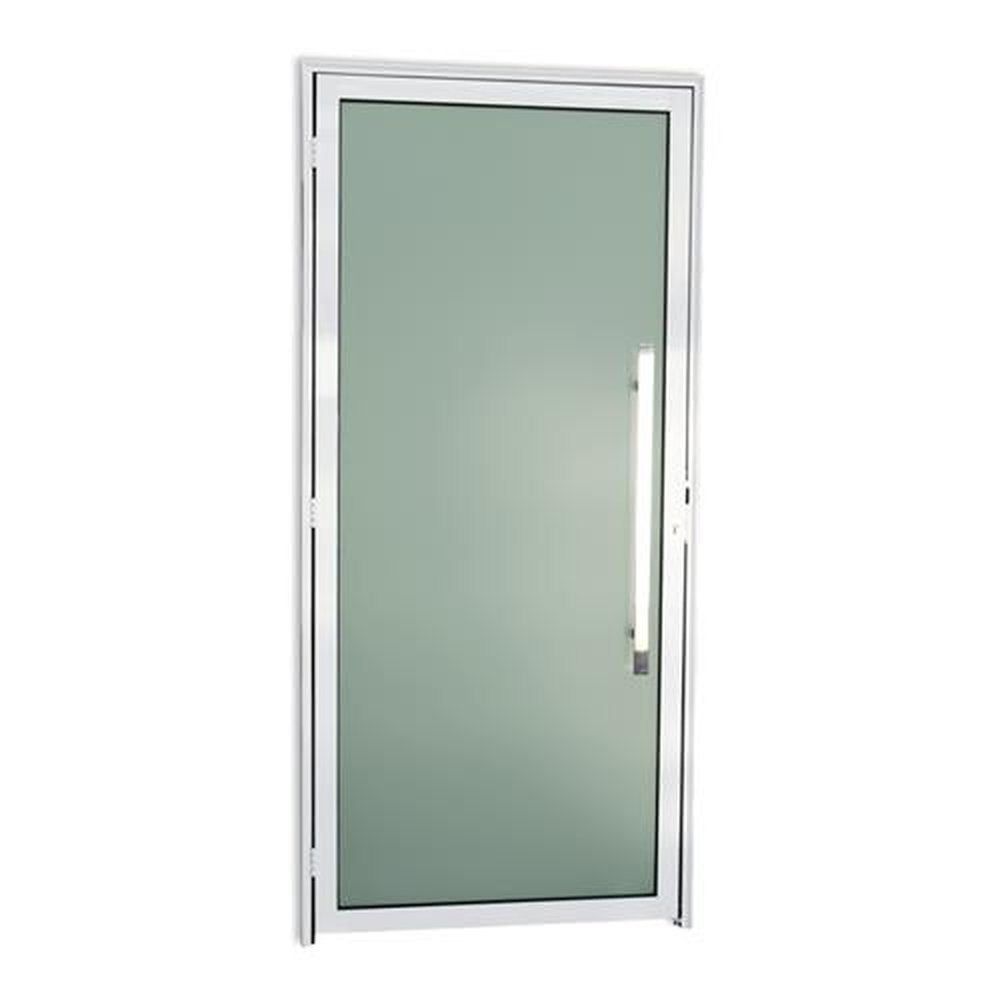 Porta Murano com Puxador Lado Direito Super Branco Brilhante 100