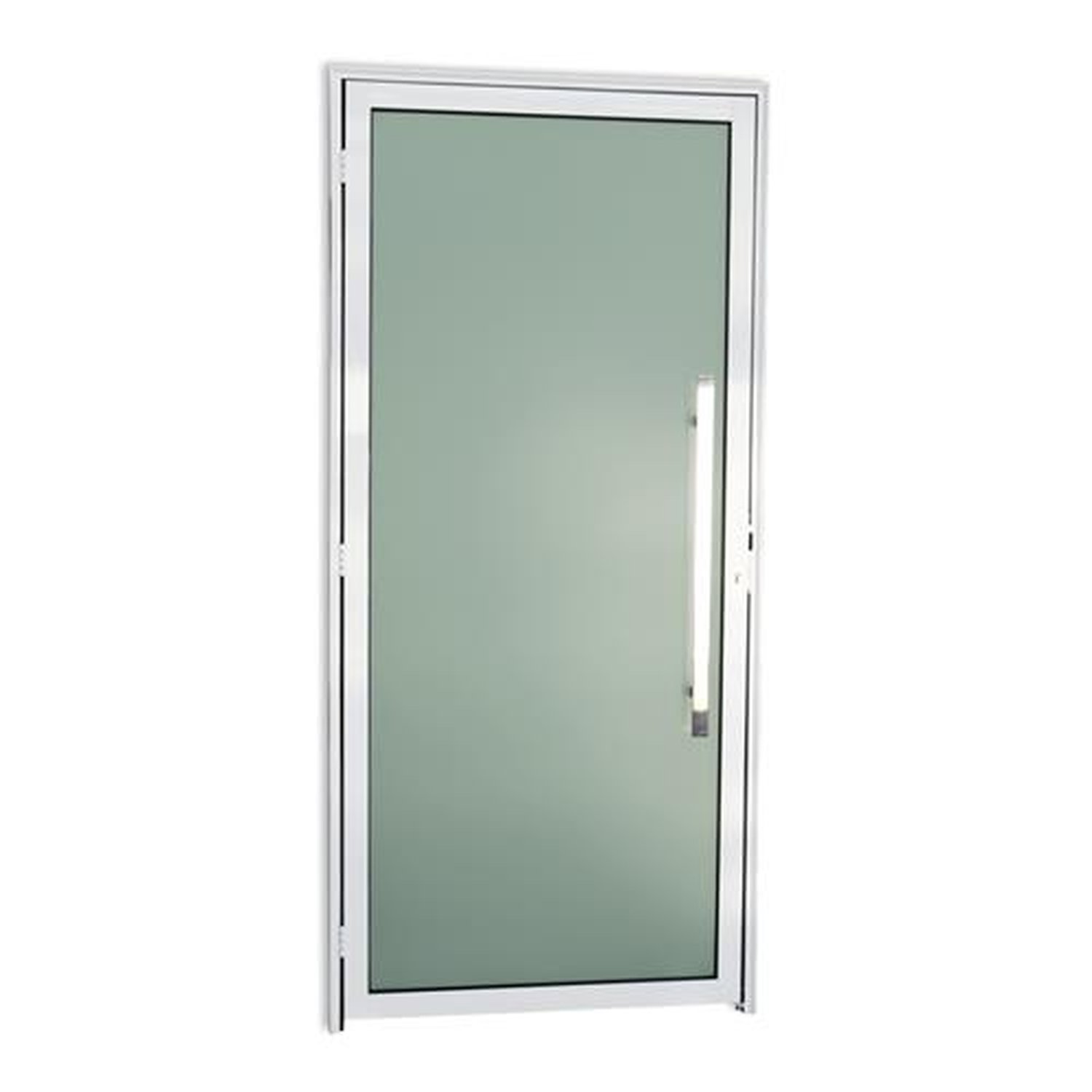 Porta Murano com Puxador Lado Direito Super Branco Brilhante 100