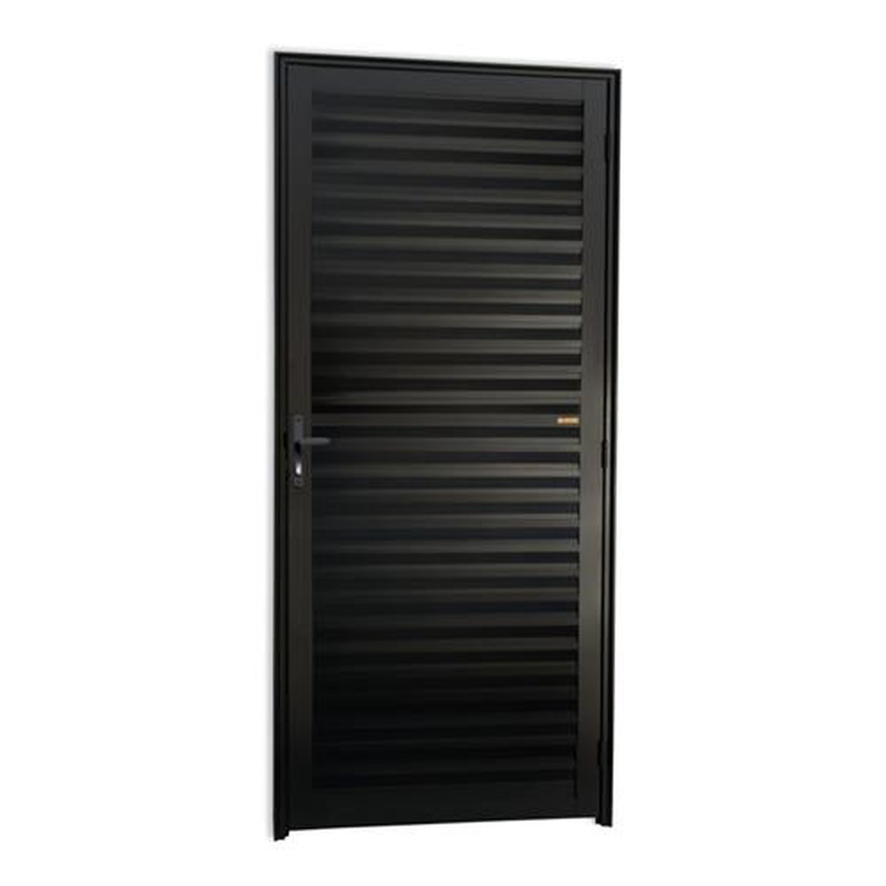 Porta Fechada 86 Lado Esquerdo Super Preto Acetinado