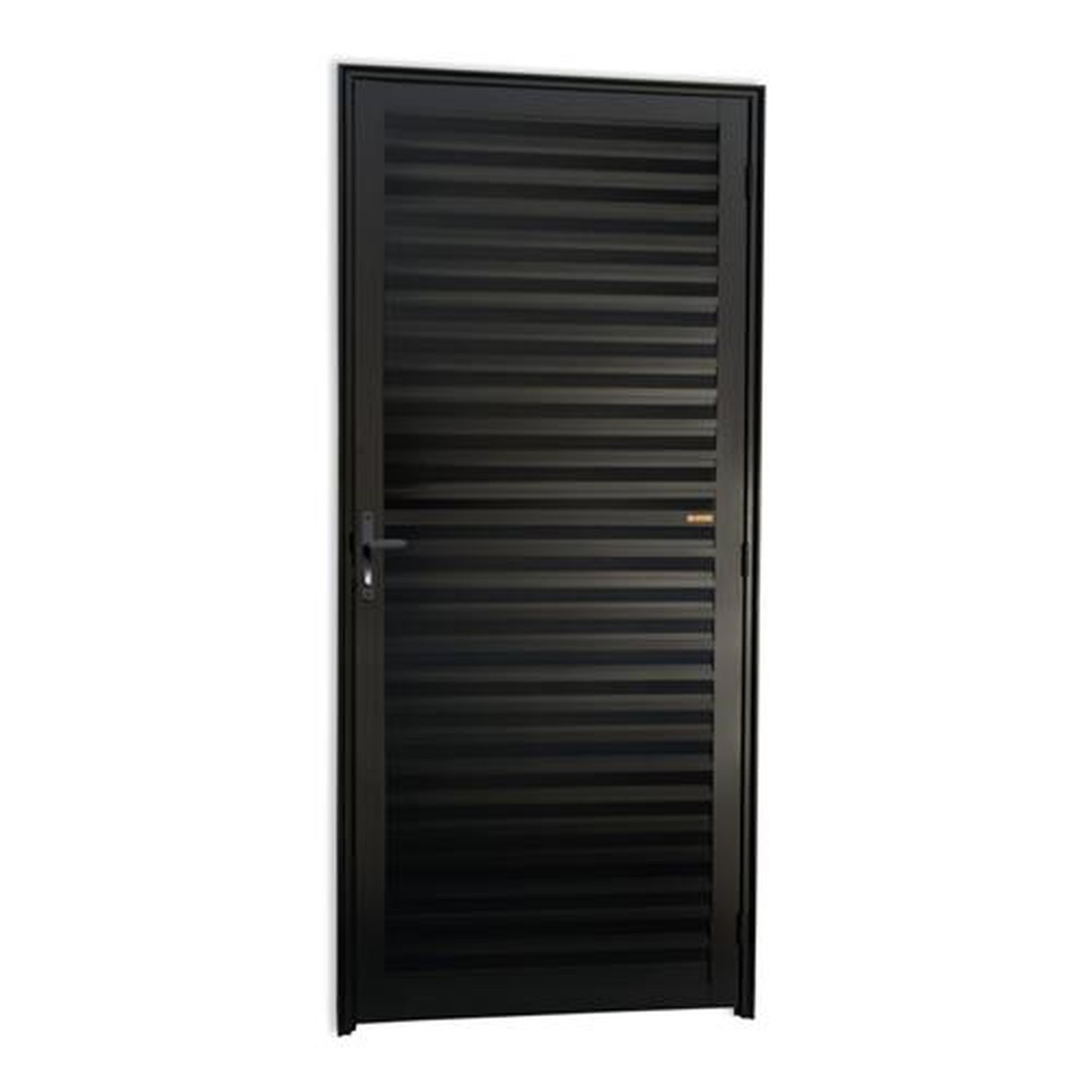 Porta Fechada 86 Lado Esquerdo Super Preto Acetinado