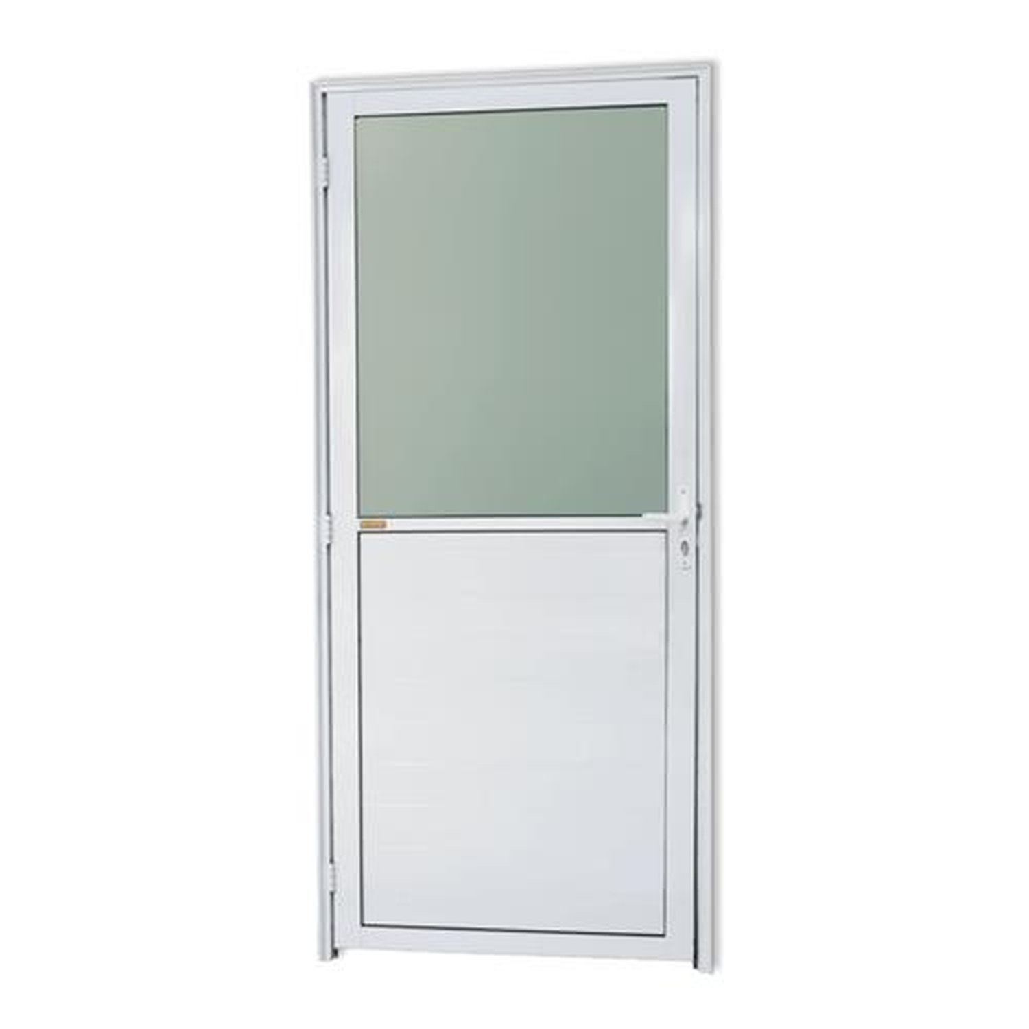 Porta Meia Lambril Meia Vidrao Lado Direito Super Branco Brilhante 90 Vidro Boreal