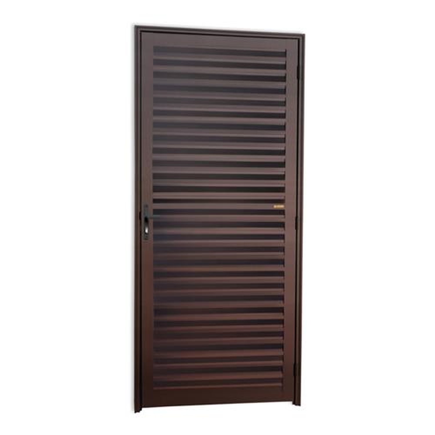 Porta Fechada 86 Lado Esquerdo Super Marrom Corten