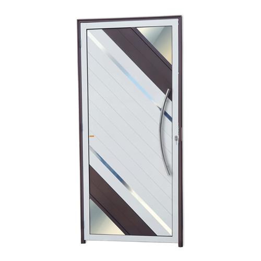 Porta Lambril Oasis com Puxador Lado Direito Super Mix Corten 90