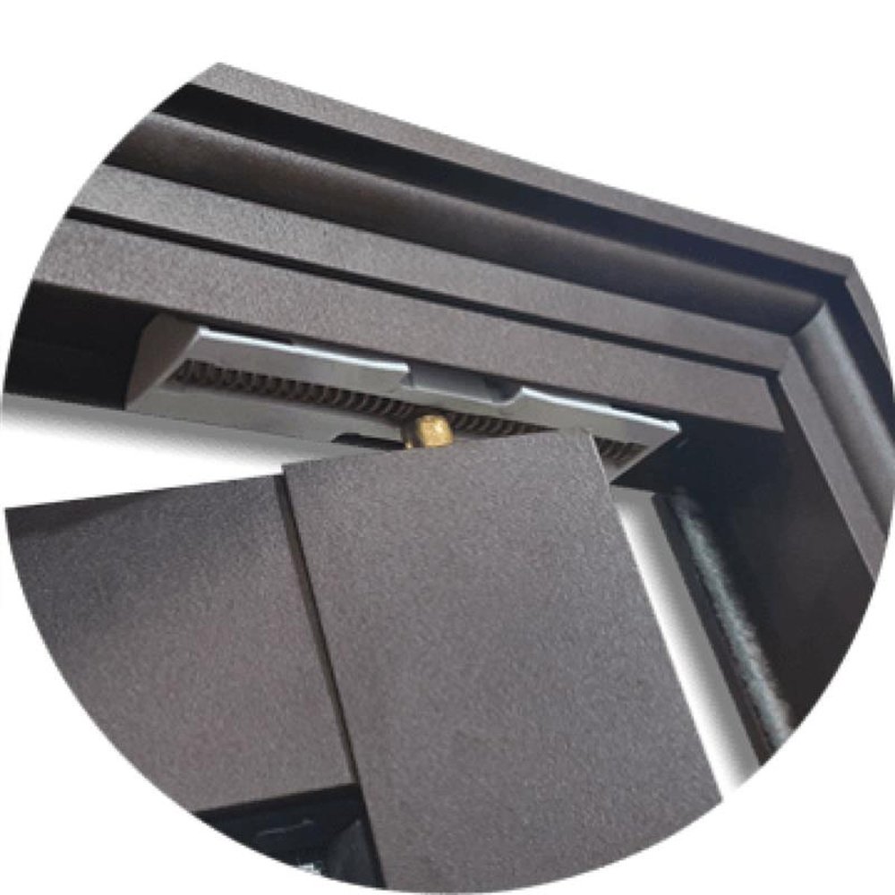 Porta Camarao Lambril Lado Direito Linha 25 Marrom Corten 60