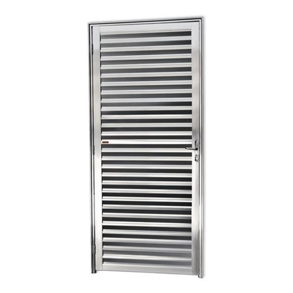 Porta Fechada 86 Lado Direito Super Anodizado Brilhante