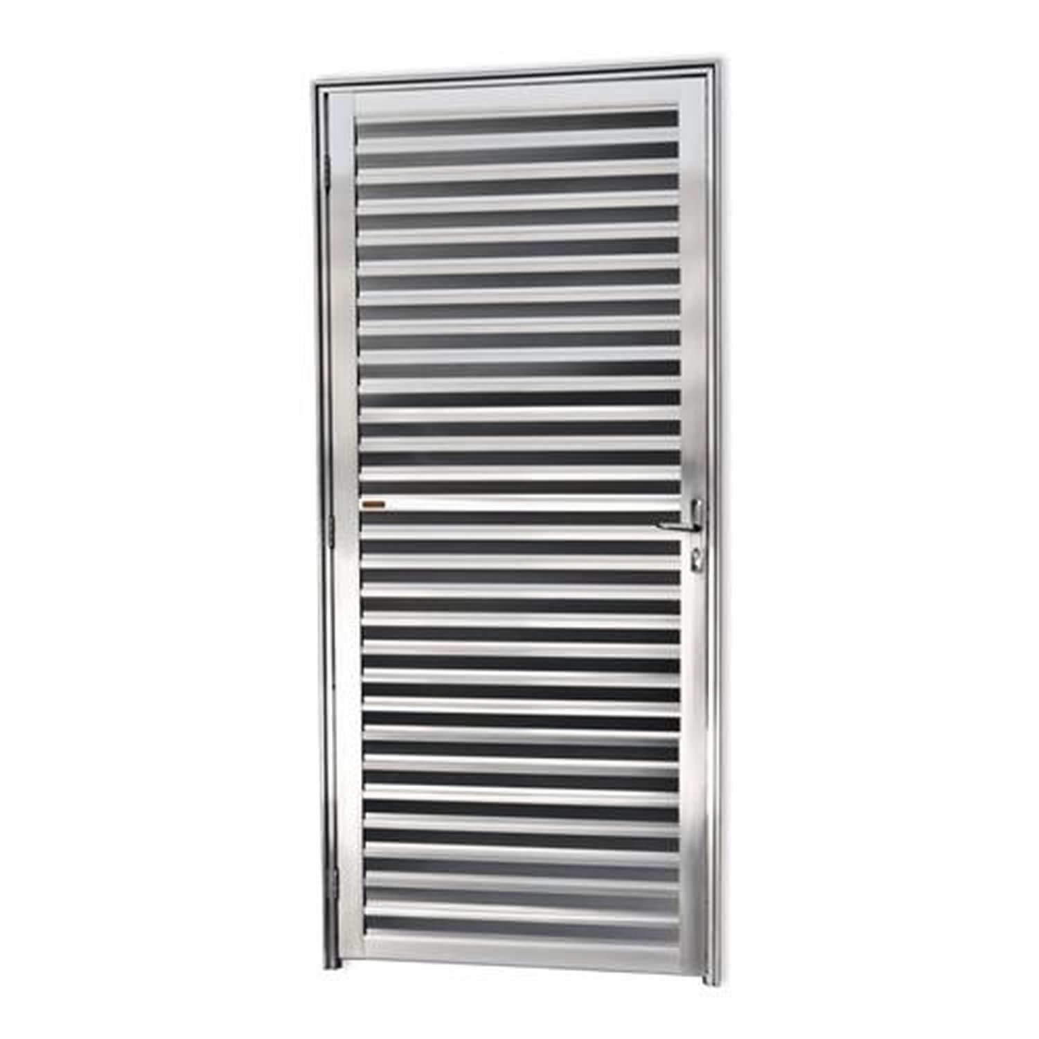 Porta Fechada 86 Lado Direito Super Anodizado Brilhante