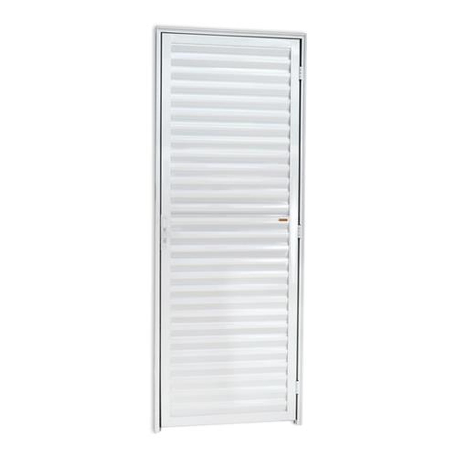 Porta Fechada 70 Lado Esquerdo Linha 25 Branco Brilhante