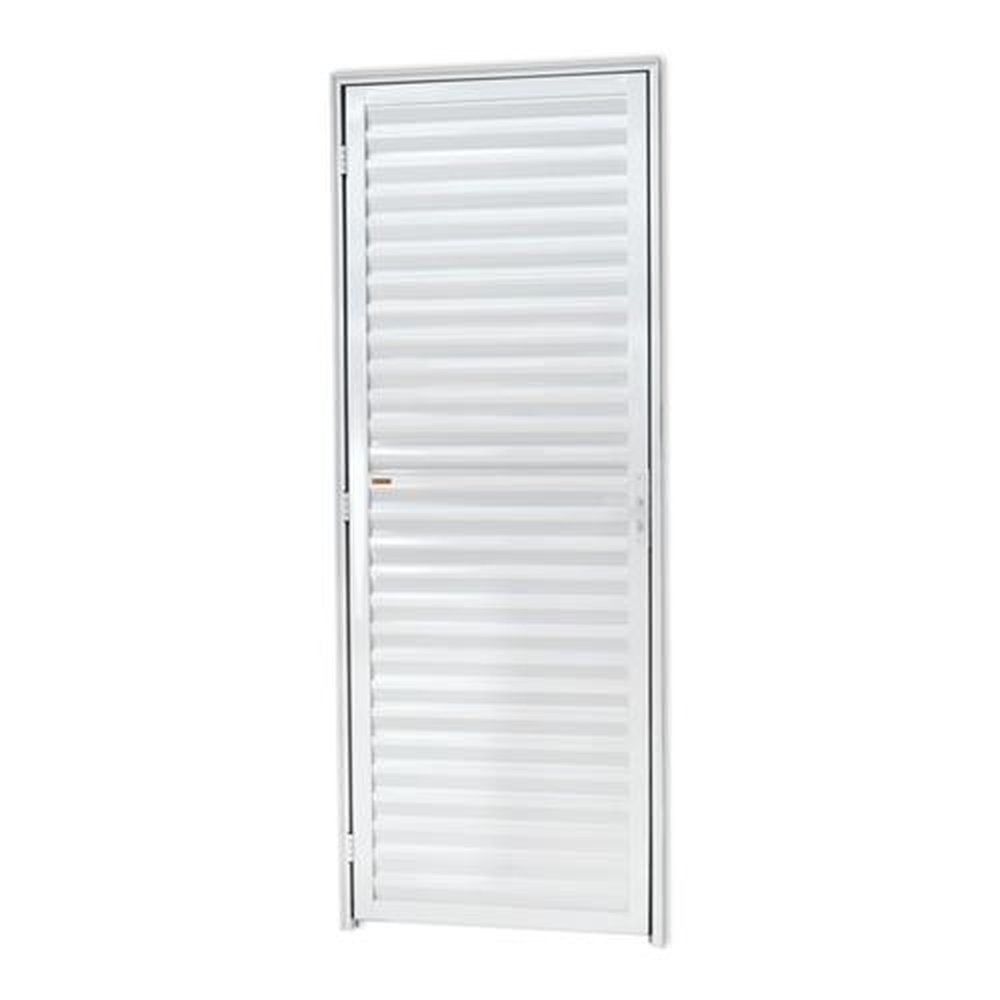 Porta Fechada 70 Lado Direito Linha 25 Branco Brilhante