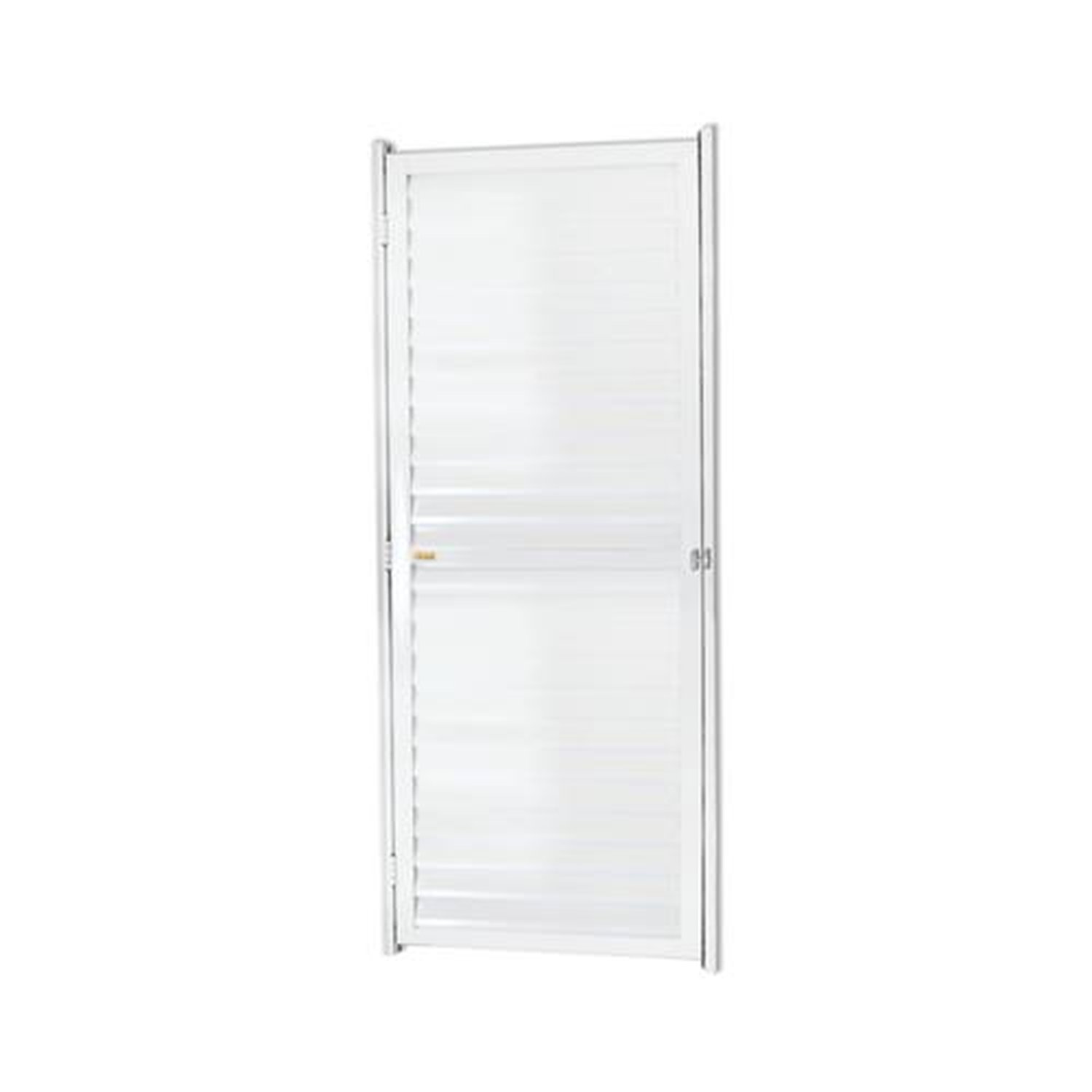 Porta para Banheiro Coletivo 1,80 X 1,02 Lado Direito Branco Brilhante