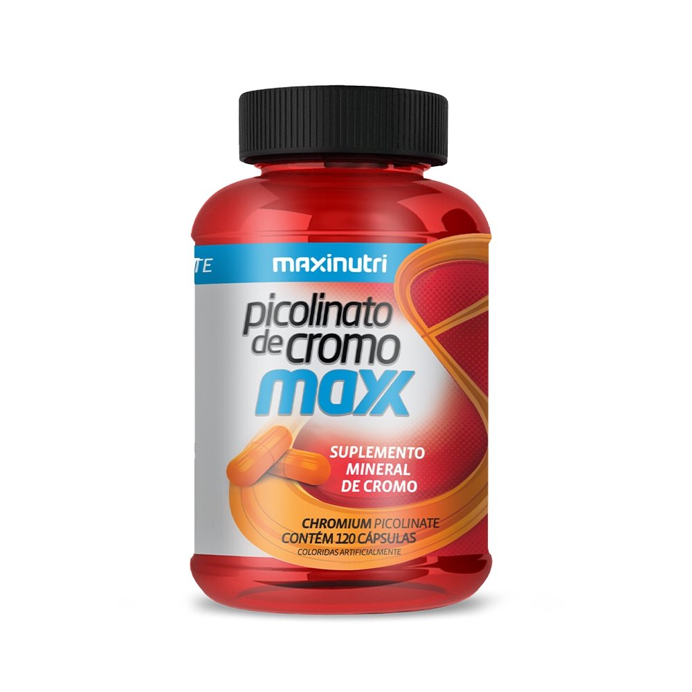 Picolinato de Cromo Maxx Maxinutri 120 Capsulas