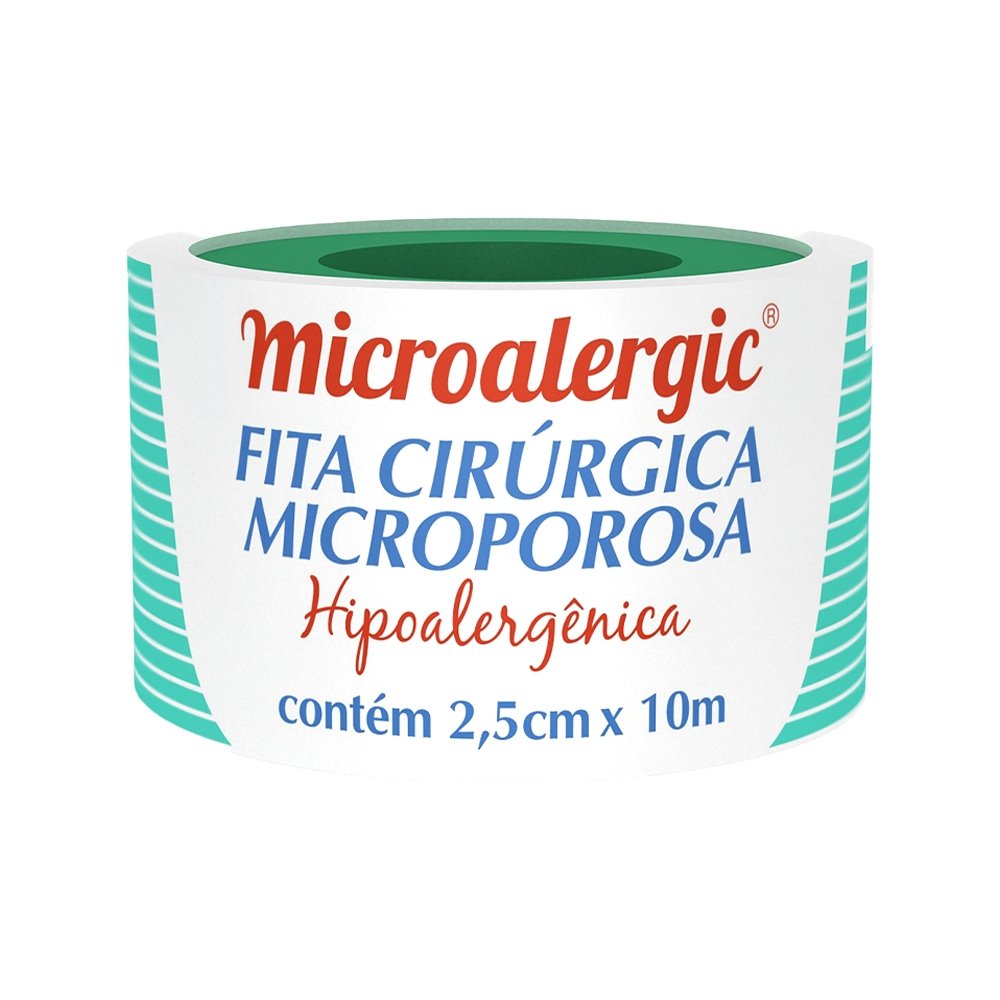 Fita Microporosa Microalergic 2,5cm 10m