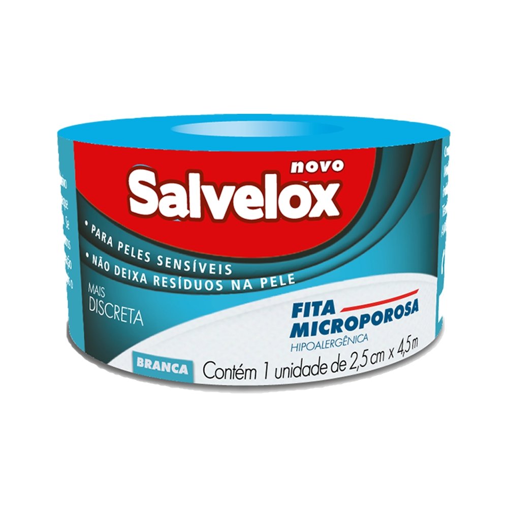 Fita Microporosa Salvelox 2,5 X 4,5